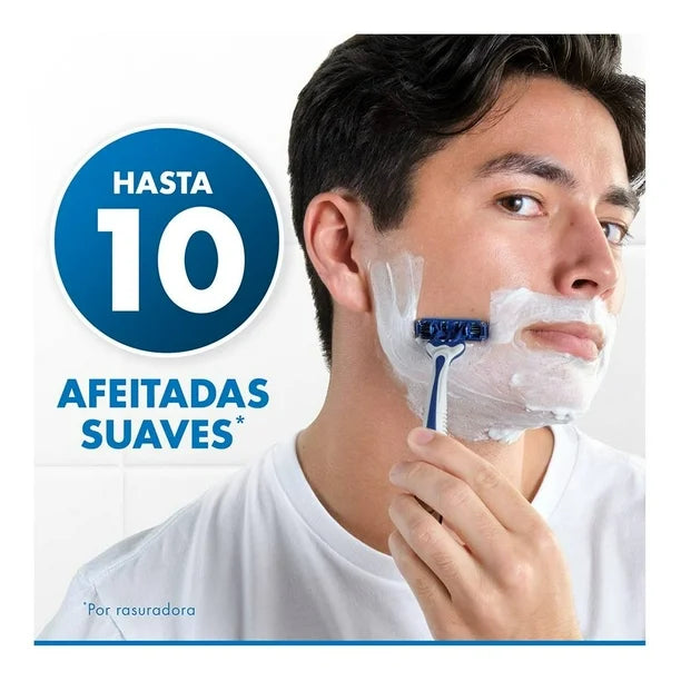 Gillette Prestobarba3 con 3 Hojas,con 8 pzas