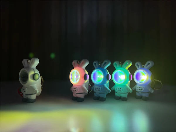 Llavero Diseño Conejo Con Luz