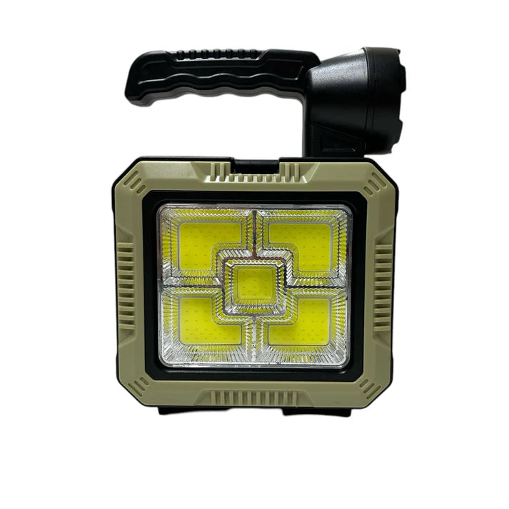 Linterna De Luz Led Recargable Solar +con Maleta Multifuncio