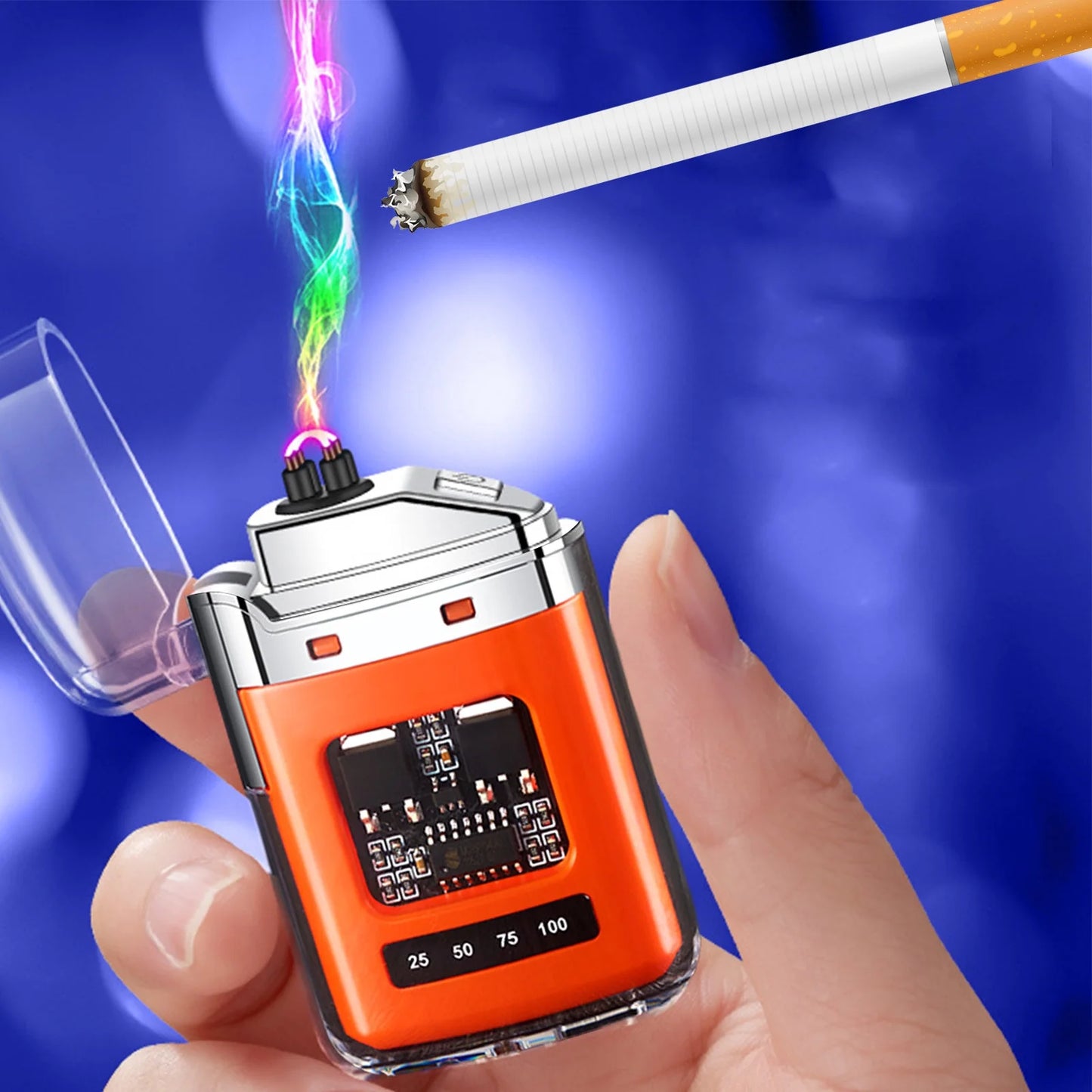 Encendedor Eléctrico Recargable De Doble Arco