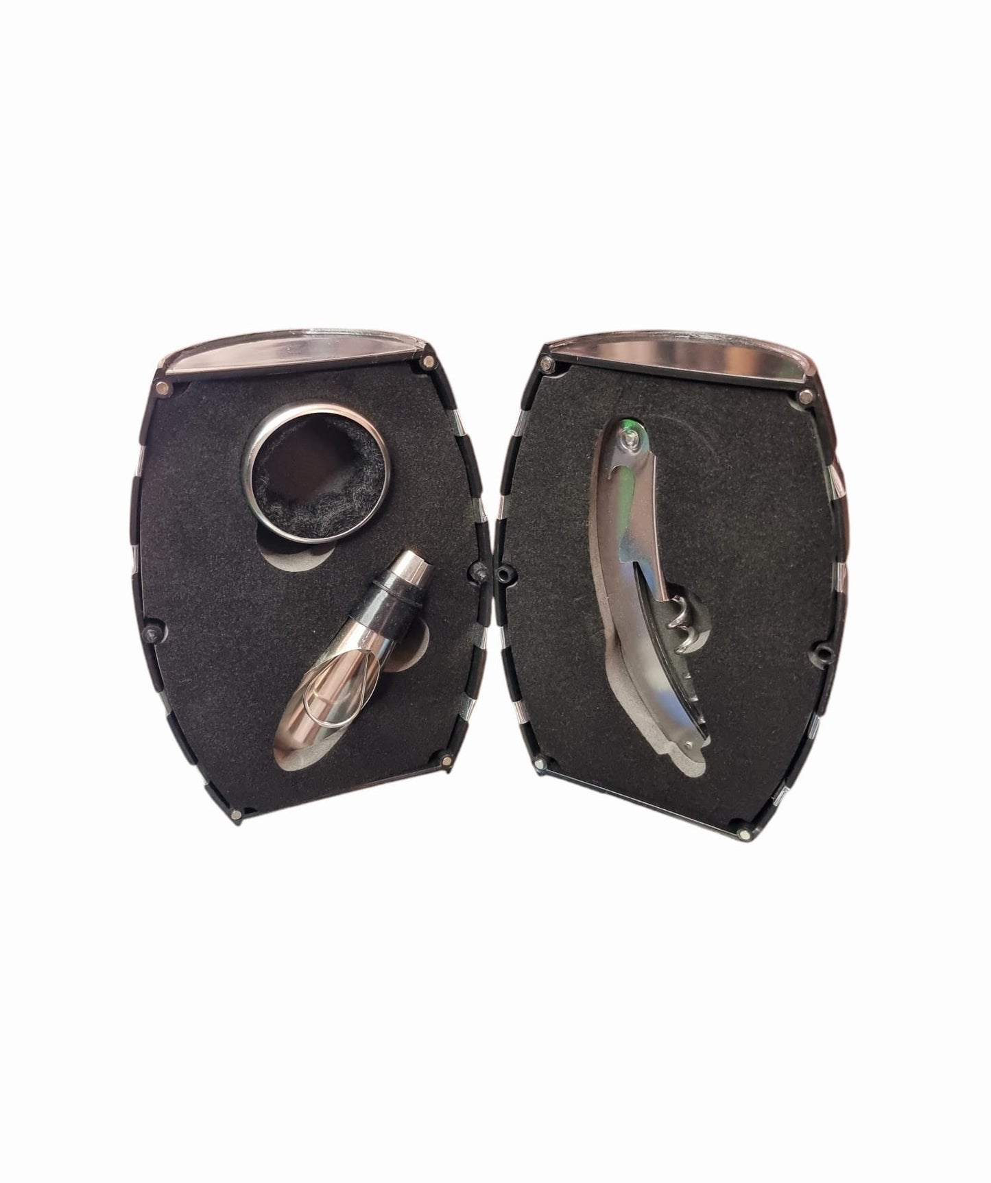 Set De Vino Barril Set X3 Acc Destapador Sacacorcho Tapon
