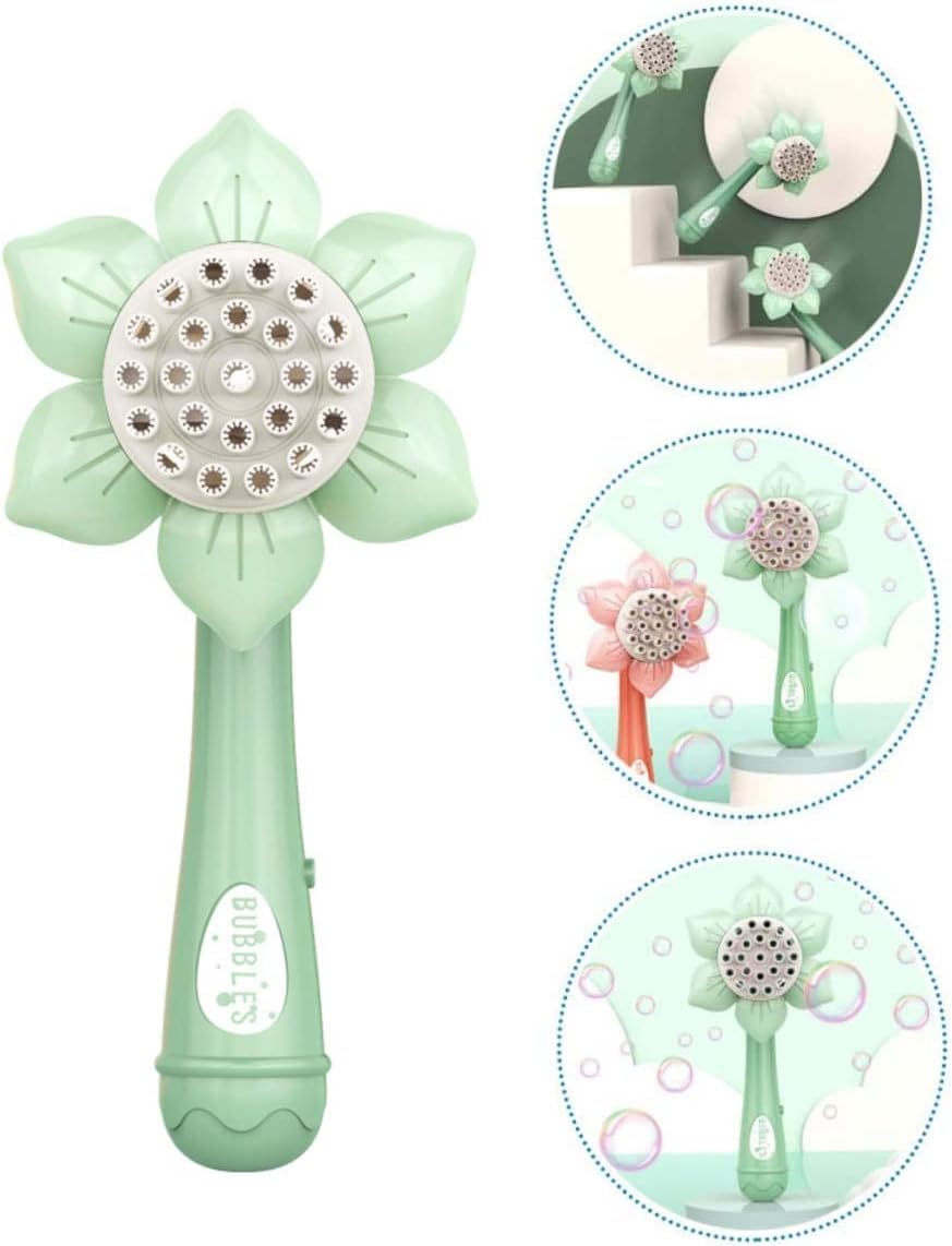 Ventilador eléctrico de varita de burbujas de girasol