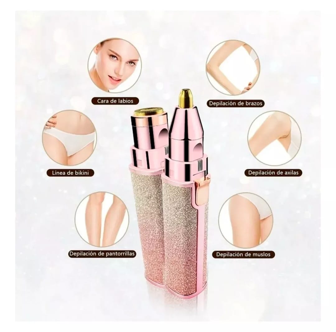 Depiladora Vello Facial Y Corporal Portátil Usb Recargable