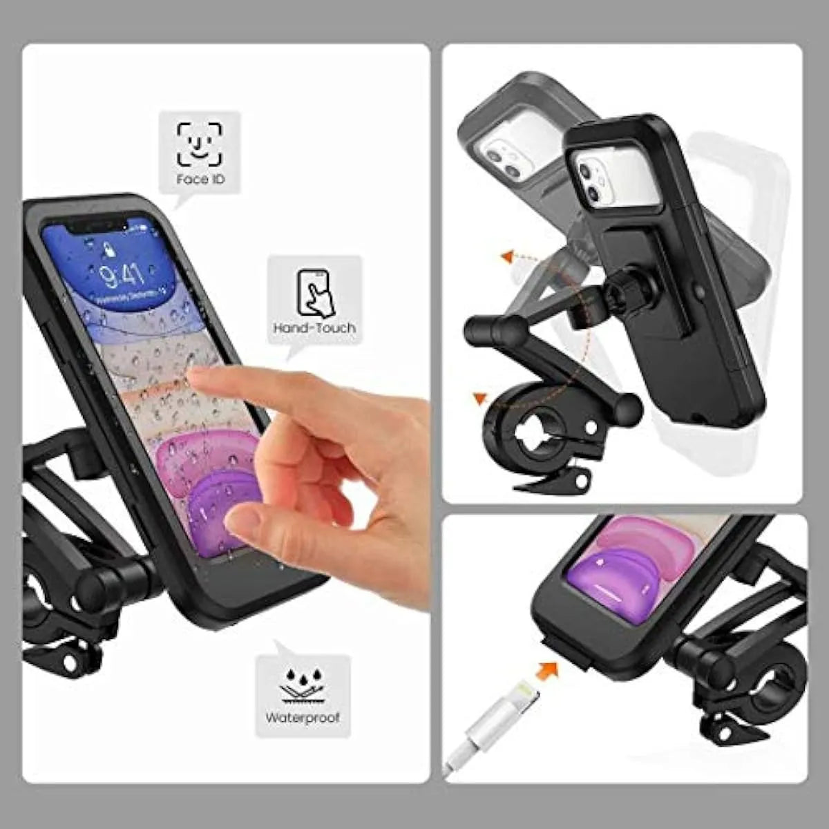 Soporte Para Celular Moto Y Bici 360 Impermeable