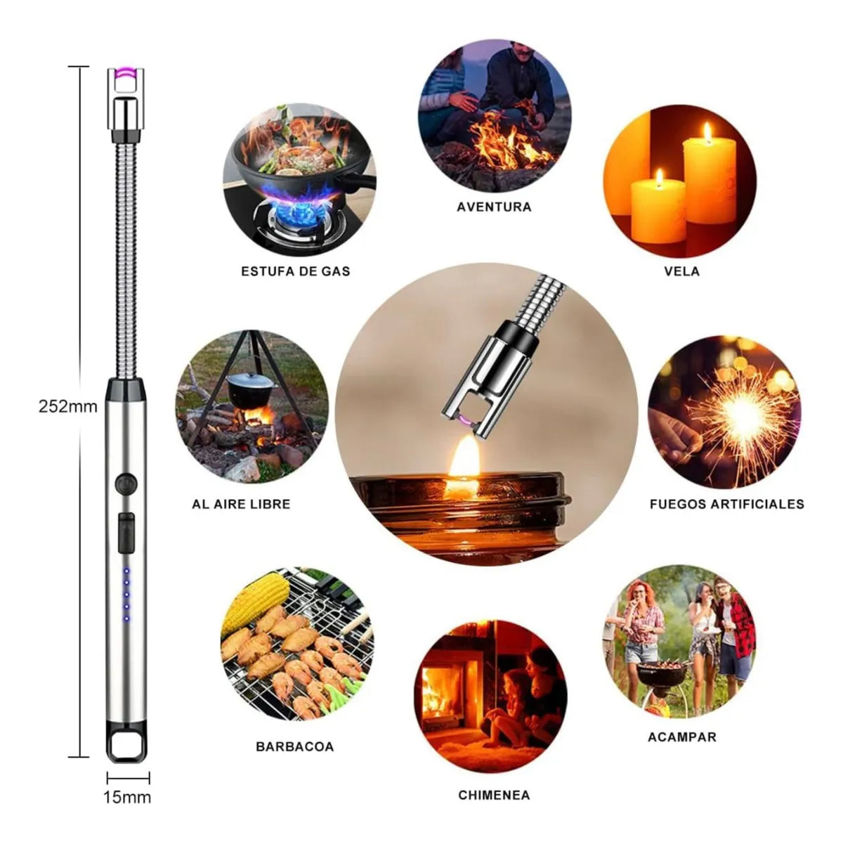 Encendedor Electronico Recargable