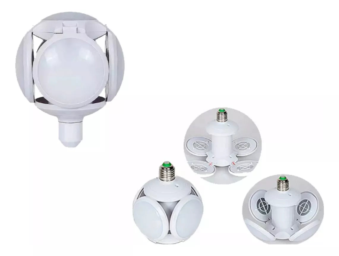 Ae lampara Led 40w Multiforma Retráctil Bombillas 2x