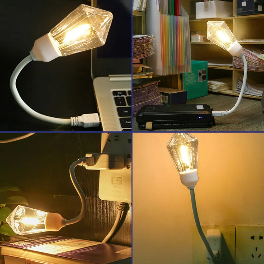 Luz Retro Lampara USB