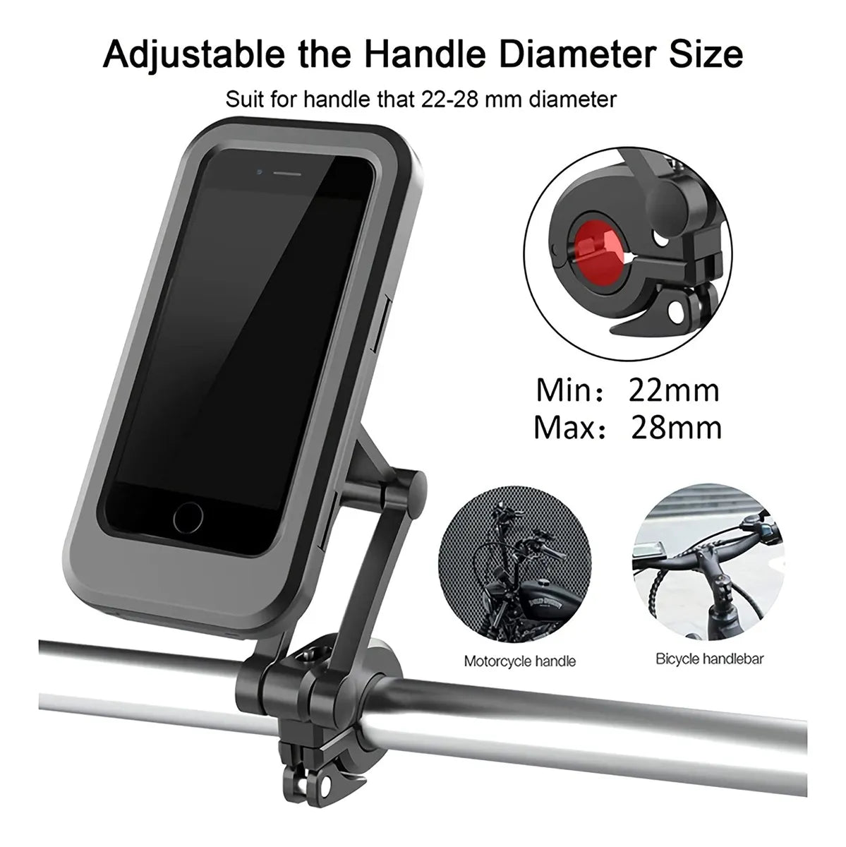Soporte Para Celular Moto Y Bici 360 Impermeable