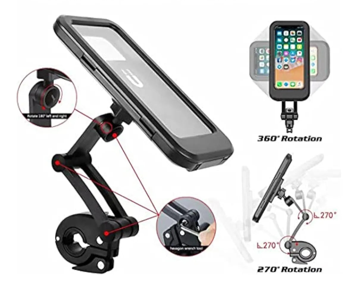 Soporte Para Celular Moto Y Bici 360 Impermeable