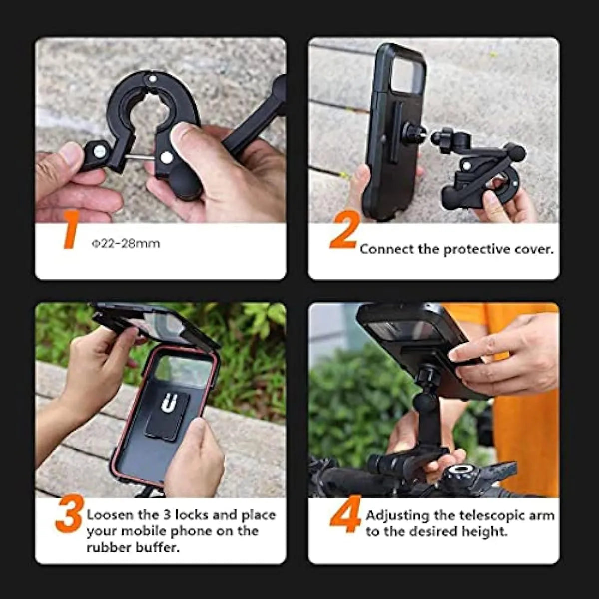 Soporte Para Celular Moto Y Bici 360 Impermeable