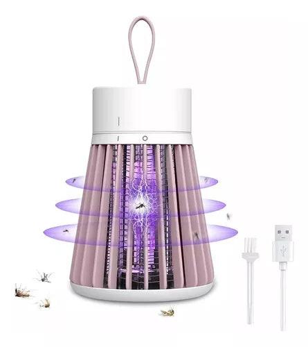 Lámpara Antimosquitos Recargable Usb 5 W Agarre Diseño 360°