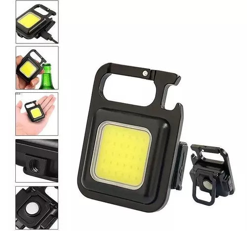 Ae Linterna Portátil Mini De Bolsillo 500 Lm Con Clip - Electro Linterna Negro Luz Blanco