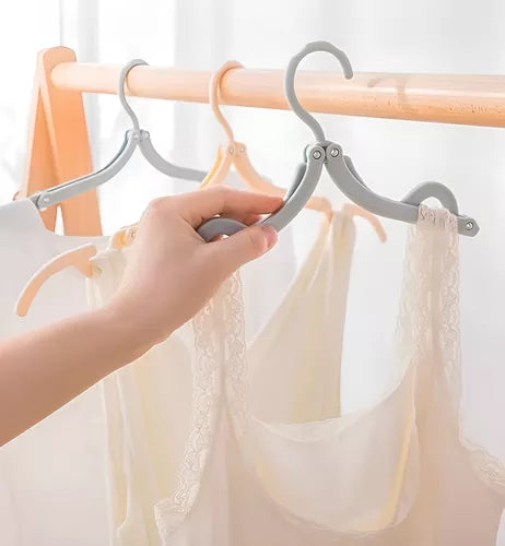 Percha Plegable De Plastico Colgador De Ropa Pequeño