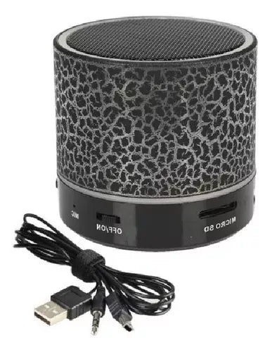 Parlante Cilindro Bt/sd/fm Mini Craquelado