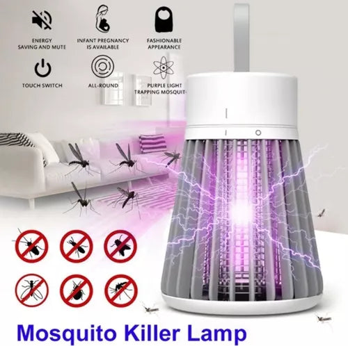 Lámpara Antimosquitos Recargable Usb 5 W Agarre Diseño 360°
