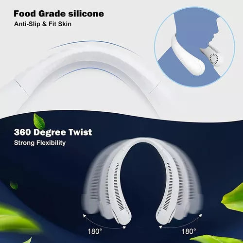 Ventilador Portátil Cuello Flexible 3velocidades Recargable