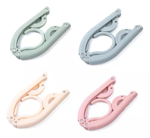 Percha Plegable De Plastico Colgador De Ropa Pequeño