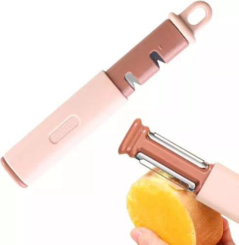 Afilador De Cuchillo Y Pela Papa 2 En 1