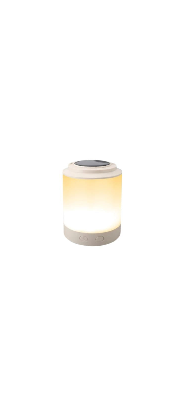 Farol Luz Led Redondo Lámpara Rgb Recargable Solar Y Usb