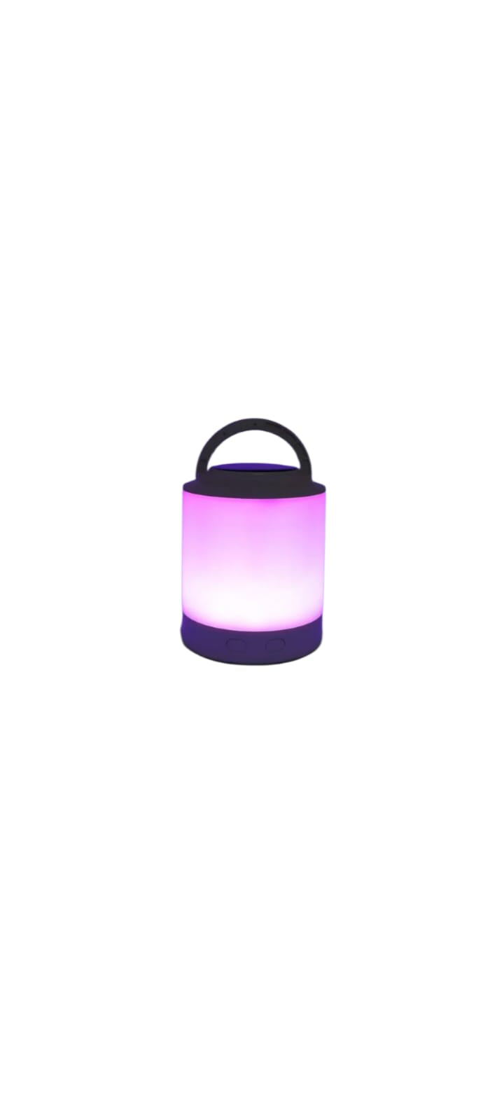 Farol Luz Led Redondo Lámpara Rgb Recargable Solar Y Usb