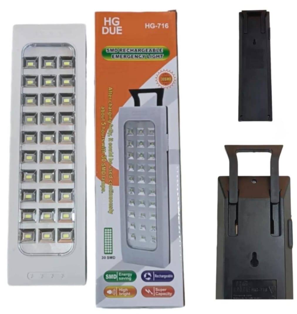 Luz De Emergencia 30 Leds Lampara Portatil Recargable