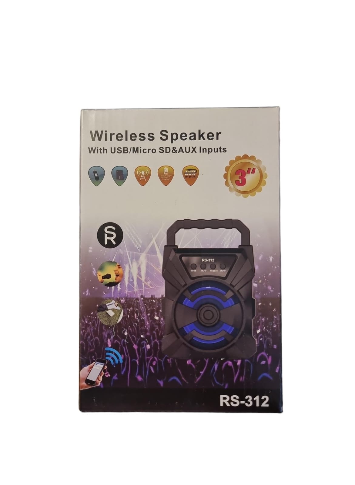Parlante Rs-415 Bluetooth/usb/radio