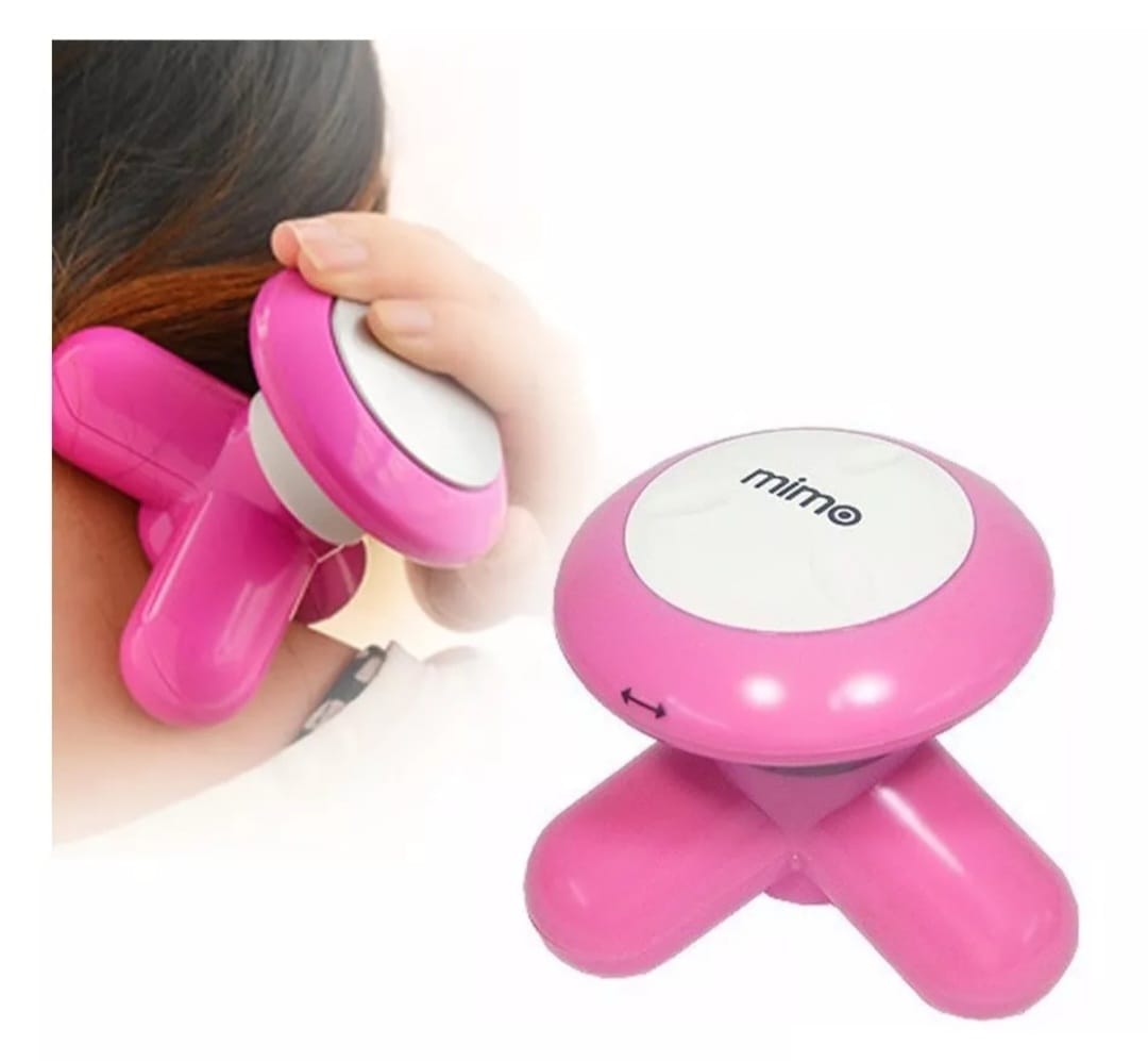 Masajeador Mini Eléctrico Portátil Usb O Pilas Mimo 3 Patas
