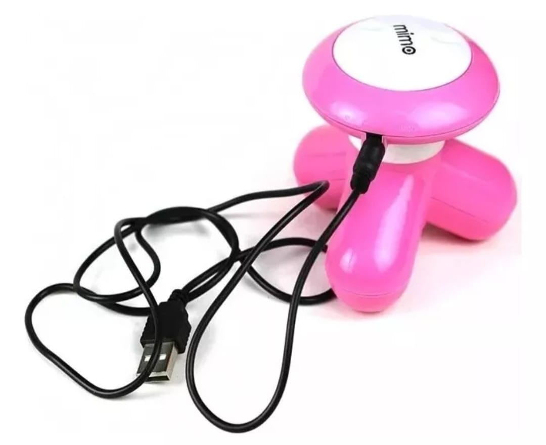 Masajeador Mini Eléctrico Portátil Usb O Pilas Mimo 3 Patas