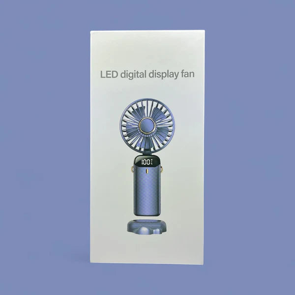 Ventilador Portátil Digital 5 Velocidades