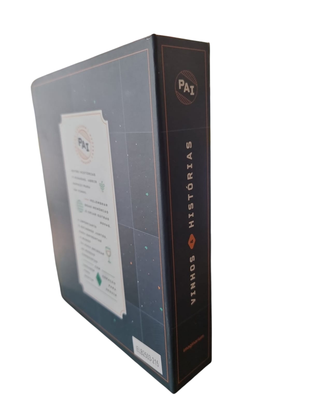 Set Vino tipo libro X 5