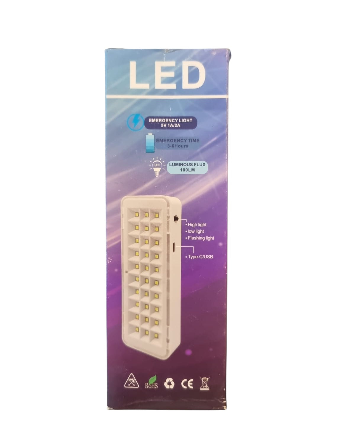 Luz recargable LUMINOUS FLUX 100LM