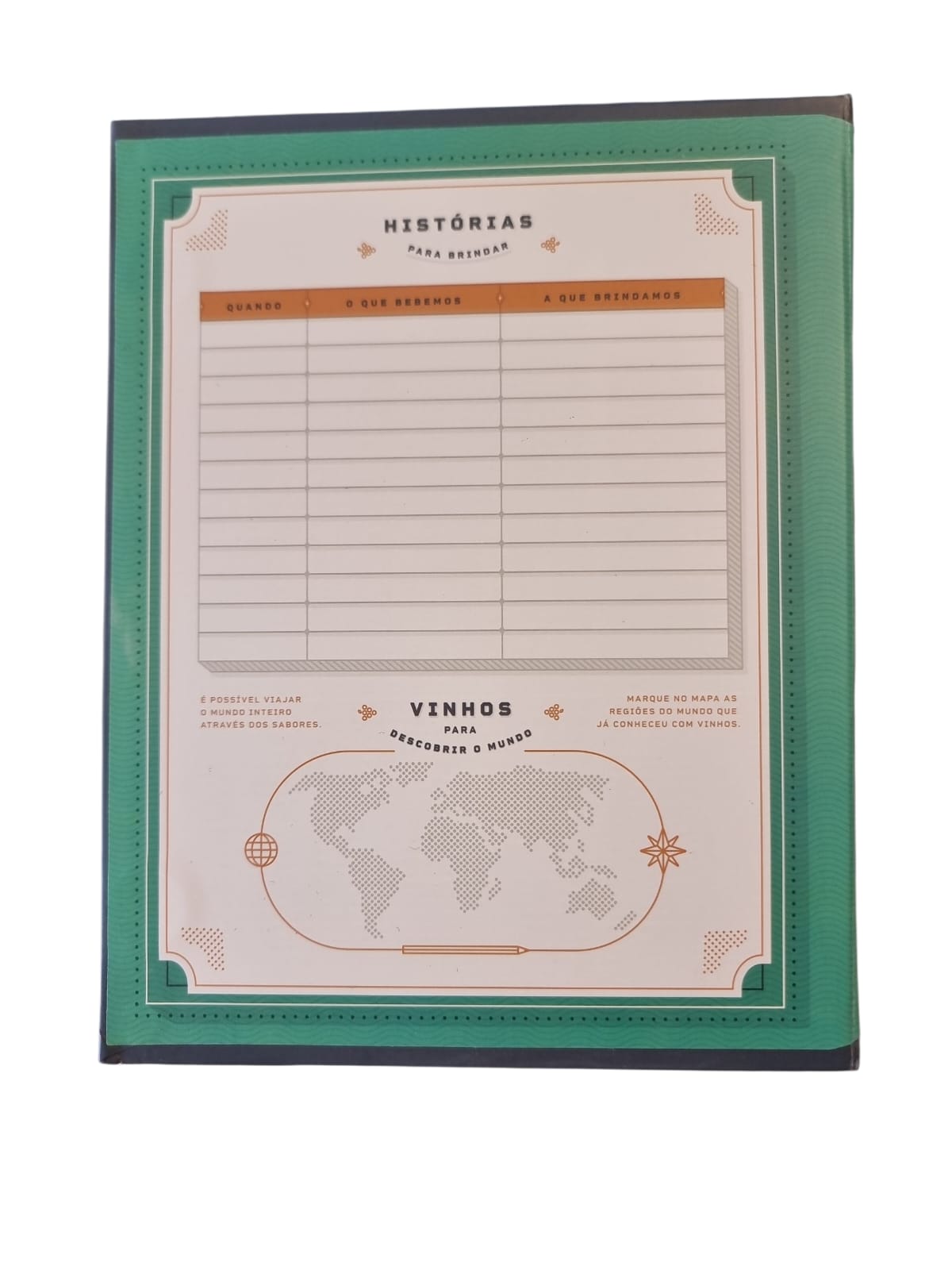 Set Vino tipo libro X 5