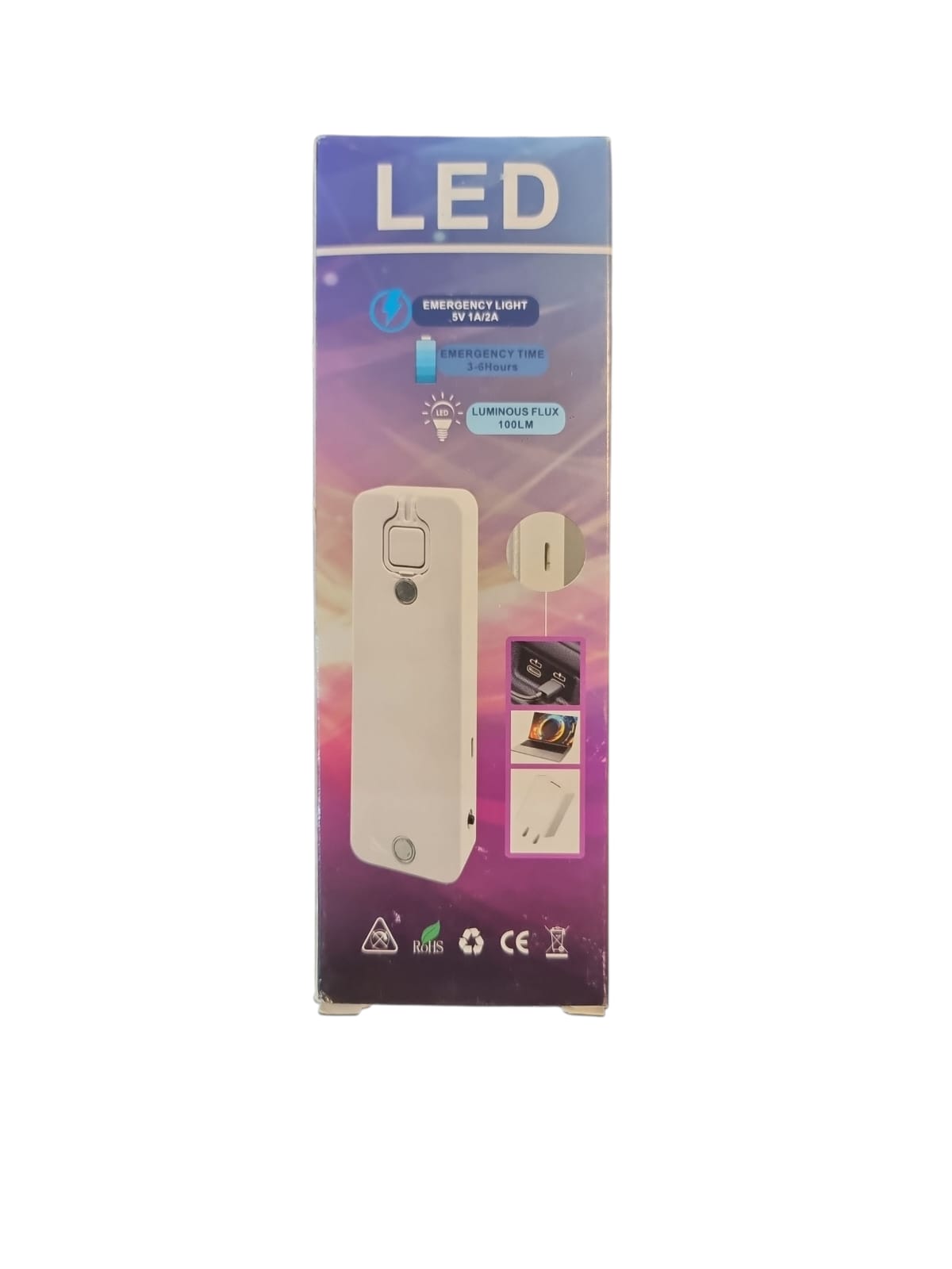 Luz recargable LUMINOUS FLUX 100LM
