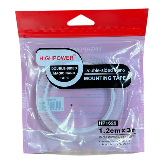 Cinta doble faz 1.2cmx3m