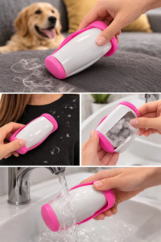 Rodillo Quita Pelusa Y Pelo Para Ropa Lavable Mascota