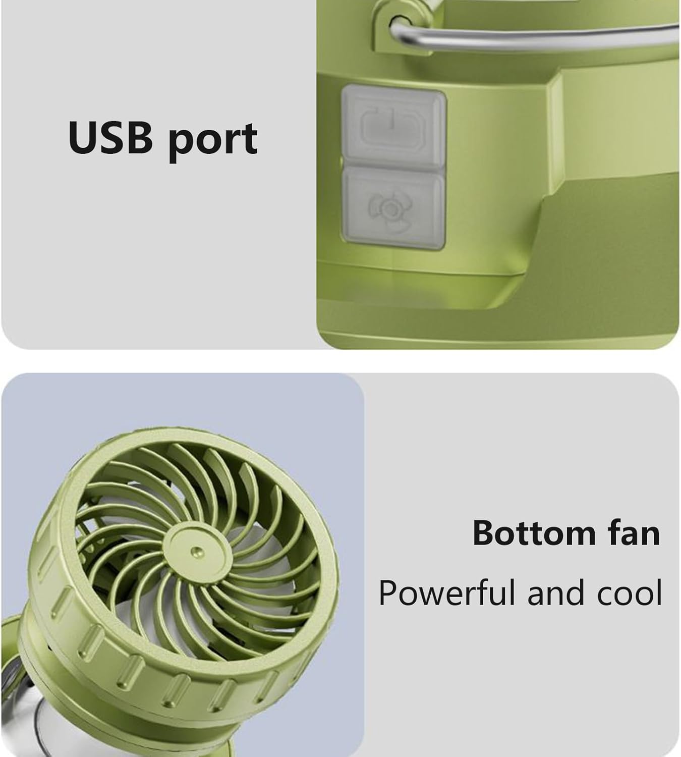 Farol con ventilador