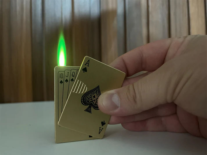 Encendedor naipes c/ detector de billetes