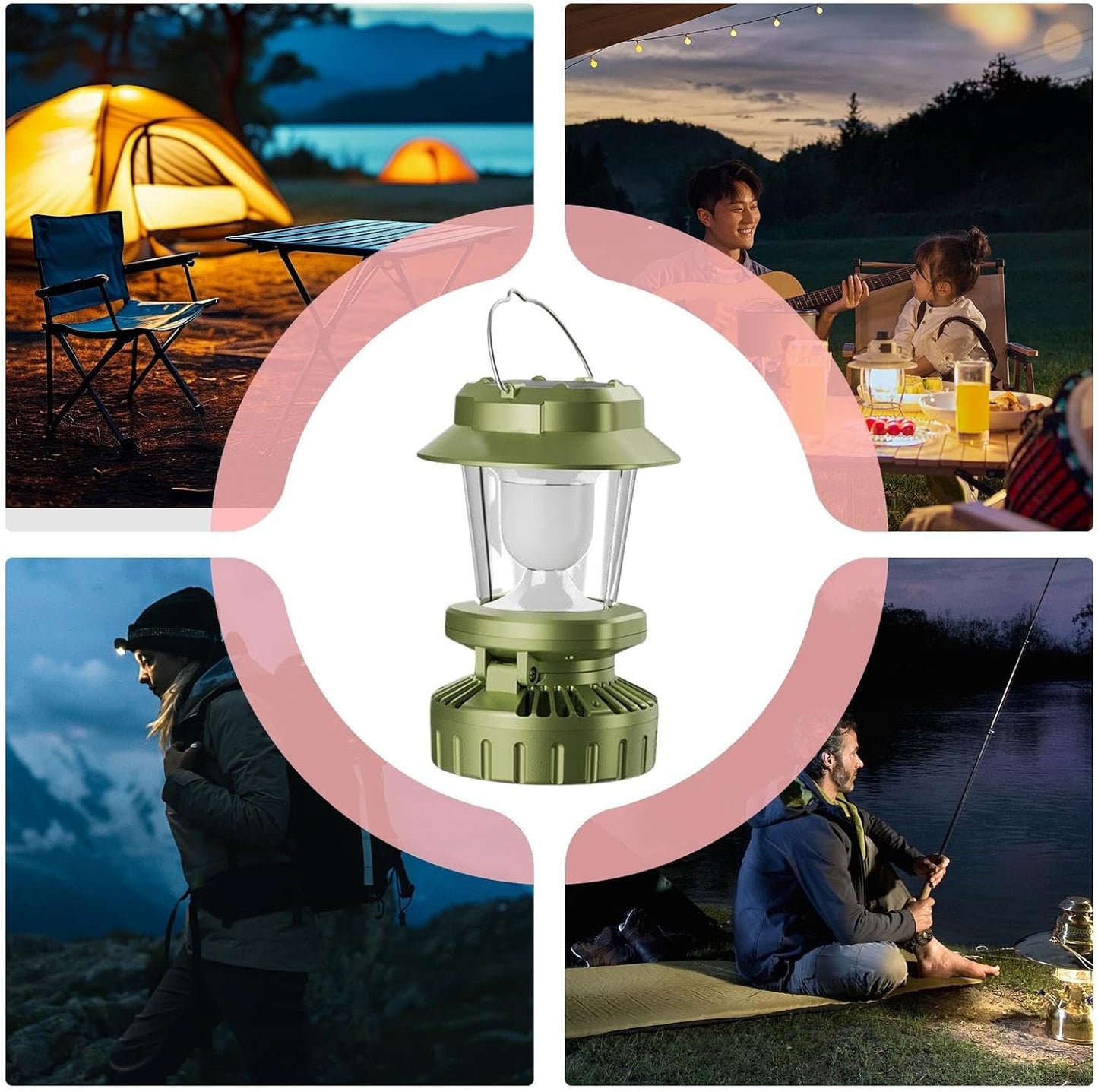 Farol con ventilador