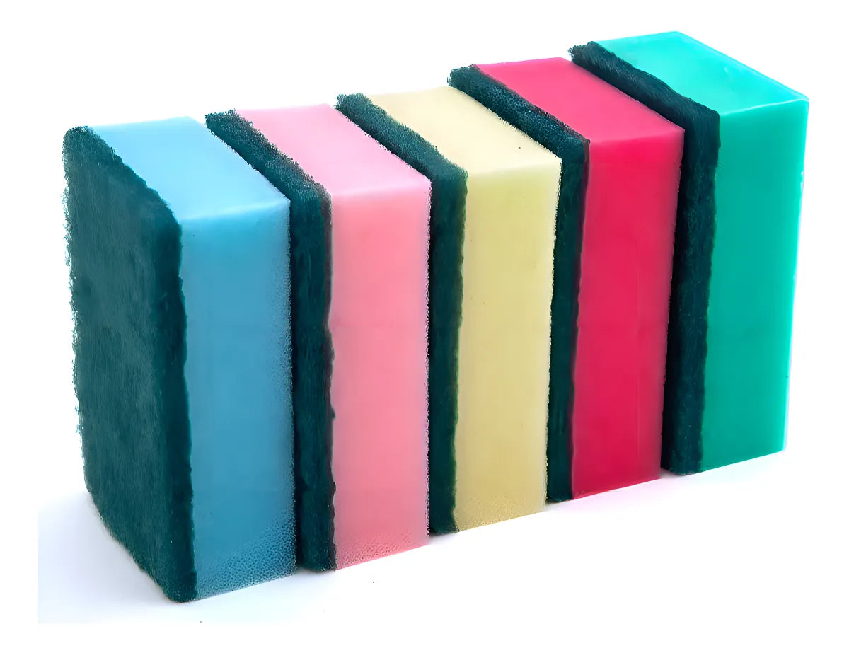 Set 10 Esponjas Multiuso Colores Limpia Cocina Muebles