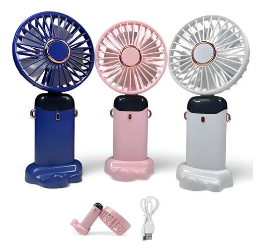 Ventilador Portátil Digital 5 Velocidades
