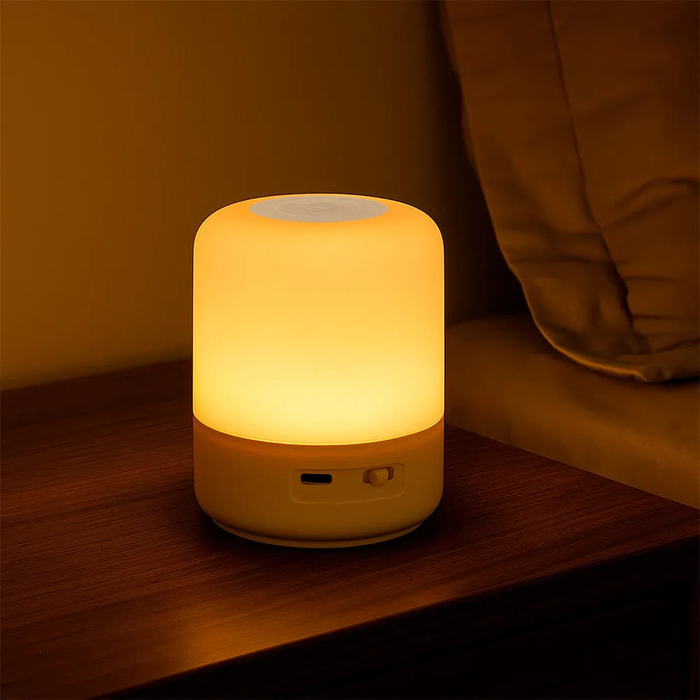 Lámpara De Mesa Recargable Para Dormitorio Led