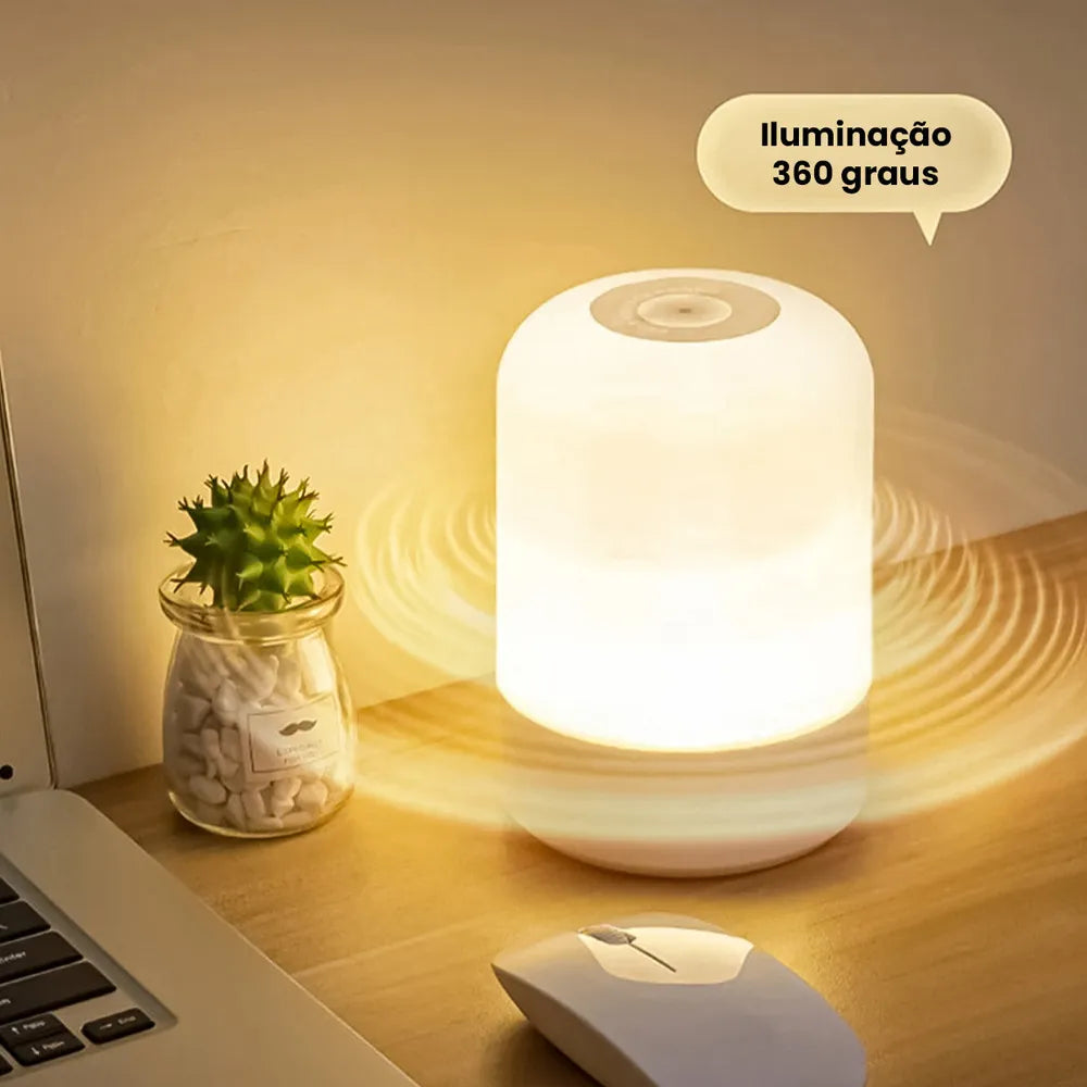 Lámpara De Mesa Recargable Para Dormitorio Led