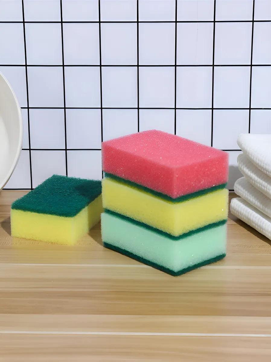 Set 10 Esponjas Multiuso Colores Limpia Cocina Muebles