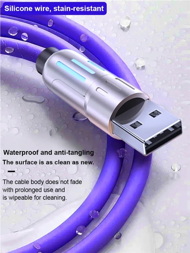 Para Applicable To 2 Pieces 4 In 1 Data Cable Type-c