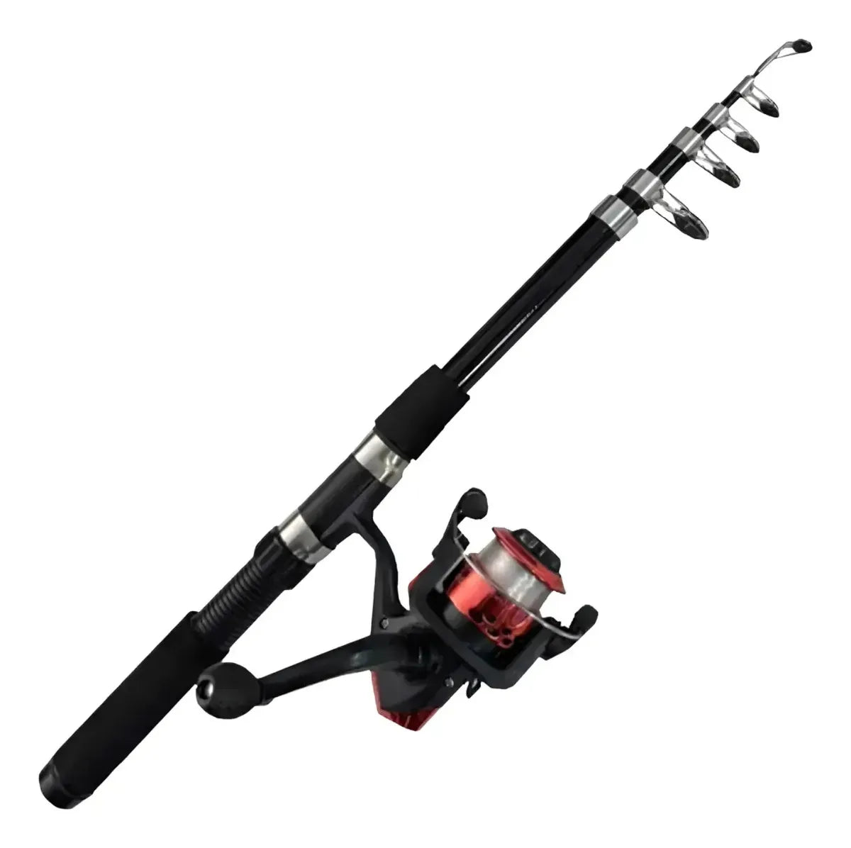 Set Caña Telescópica Pesca Niños 2.10m Con Accesorios