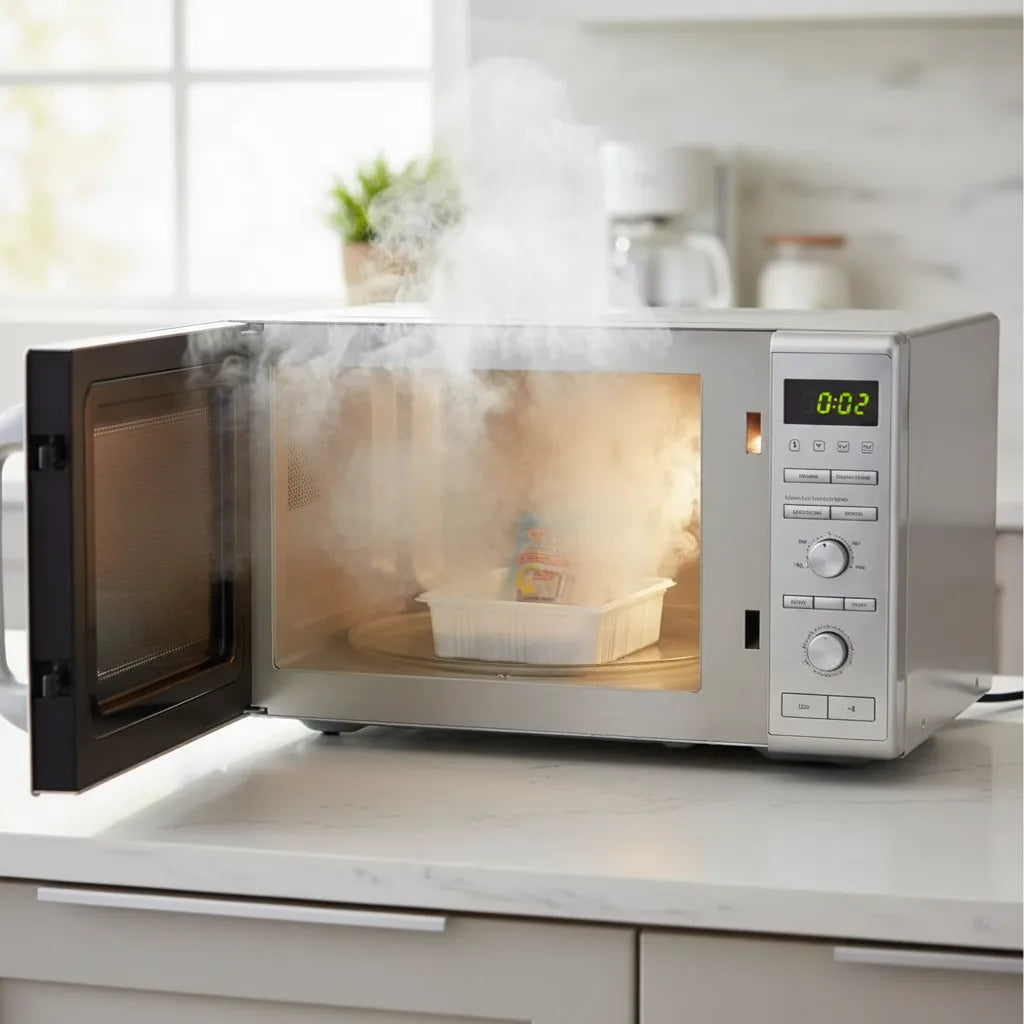 Limpiador Esencial Para Microondas X2 A Vapor Acción Rápida