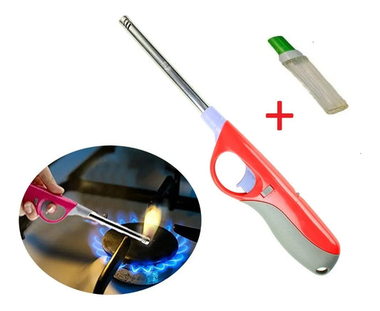 Encendedor Yesquero Cocina Recargable Con Gas De Recarga