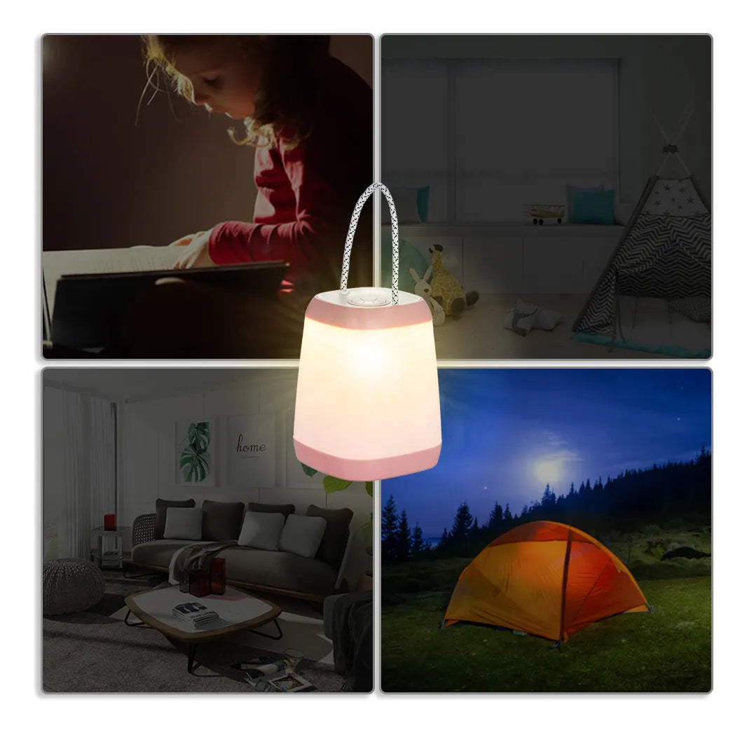 Lampara Veladora A Pilas Luz Escritorio Dormitorio Portátil