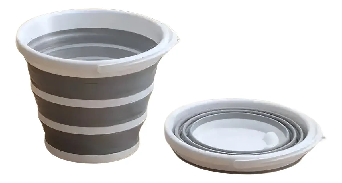 Balde Plegable Silicona 10 Litros