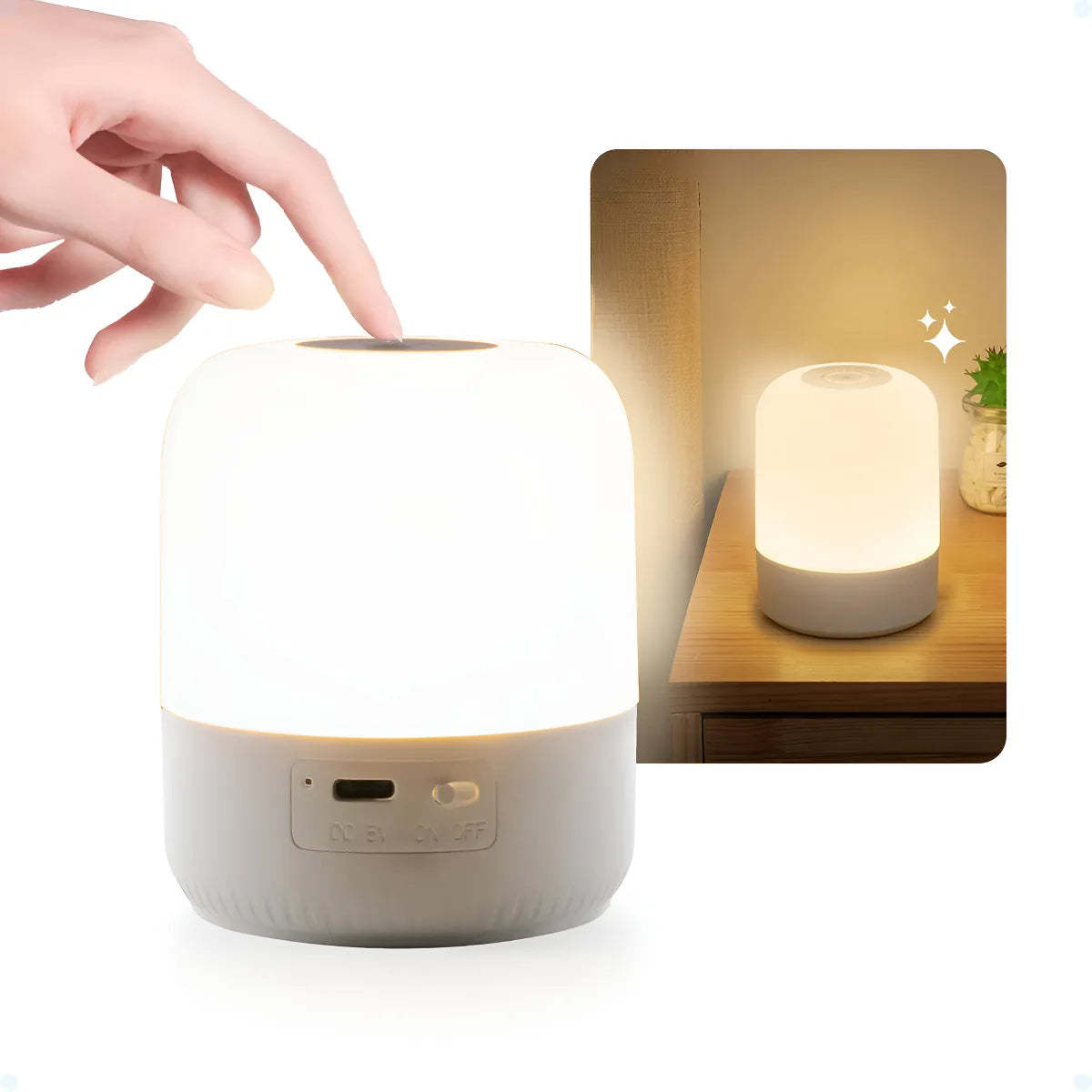 Lámpara De Mesa Recargable Para Dormitorio Led